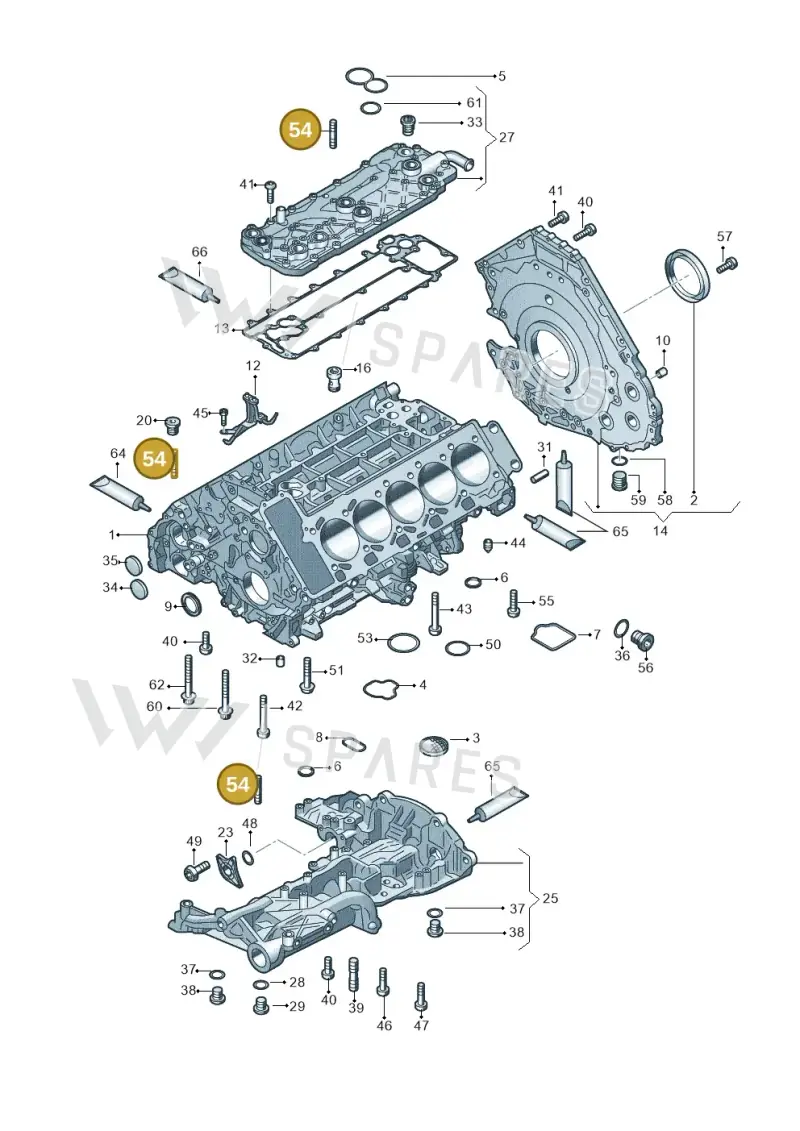 N91020803 — Audi R8 Spyder (2015-2024) diagram 641103000, position 54