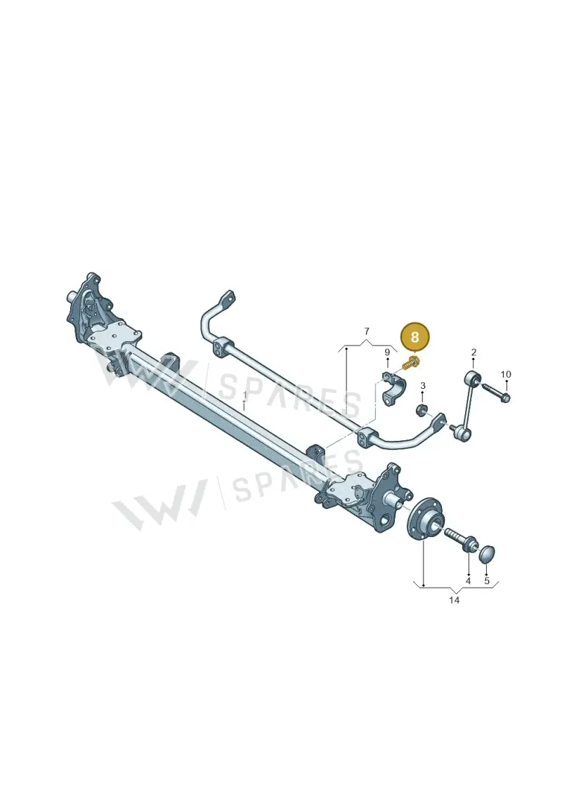 N91023002 — Volkswagen E-Crafter 35 (2018-2024) diagram 806501000, position 8