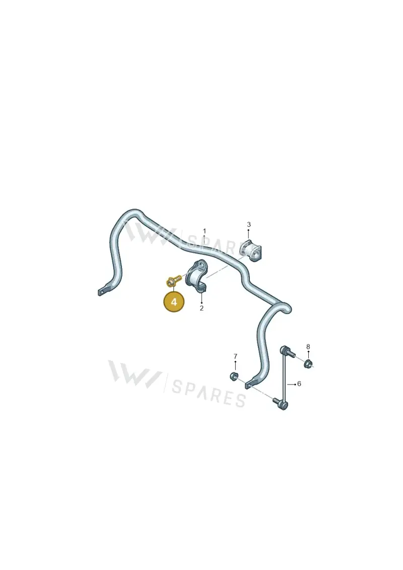 N91023002 — Volkswagen Caravelle (2015-2019) diagram 861407010, position 4