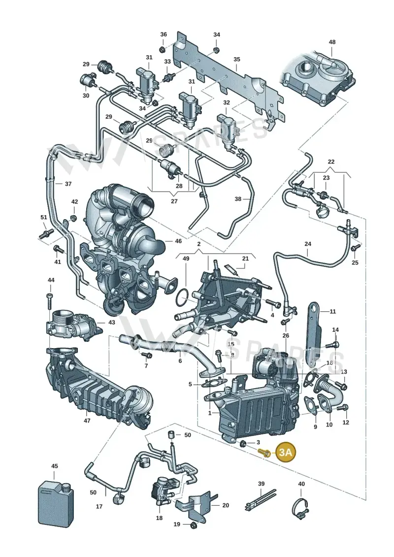 N91026802 — Volkswagen Transport. multivan (2019-2024) diagram 7fp131000, position 3A
