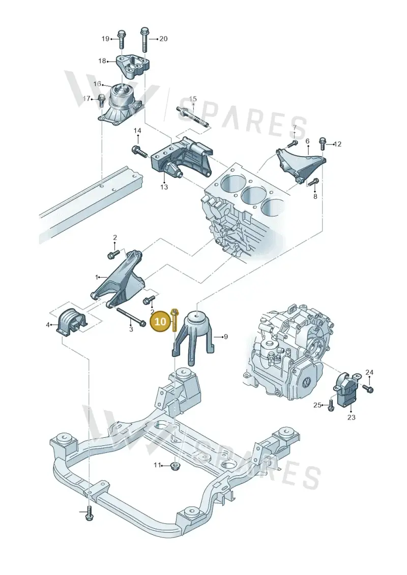 N91028002 — Volkswagen Transp. caravelle (2011-2015) diagram 679199200, position 10