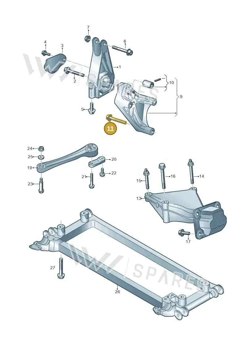 N91032901 — Volkswagen 6Z3 platform diagram 760199200, position 11