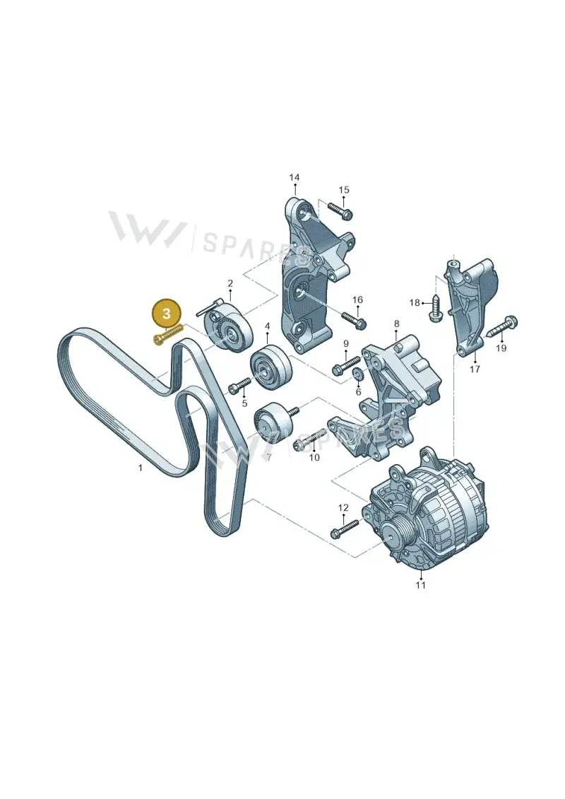 N91032902 — Volkswagen MAN TGE 55 (2016-2021) diagram 806903500, position 3