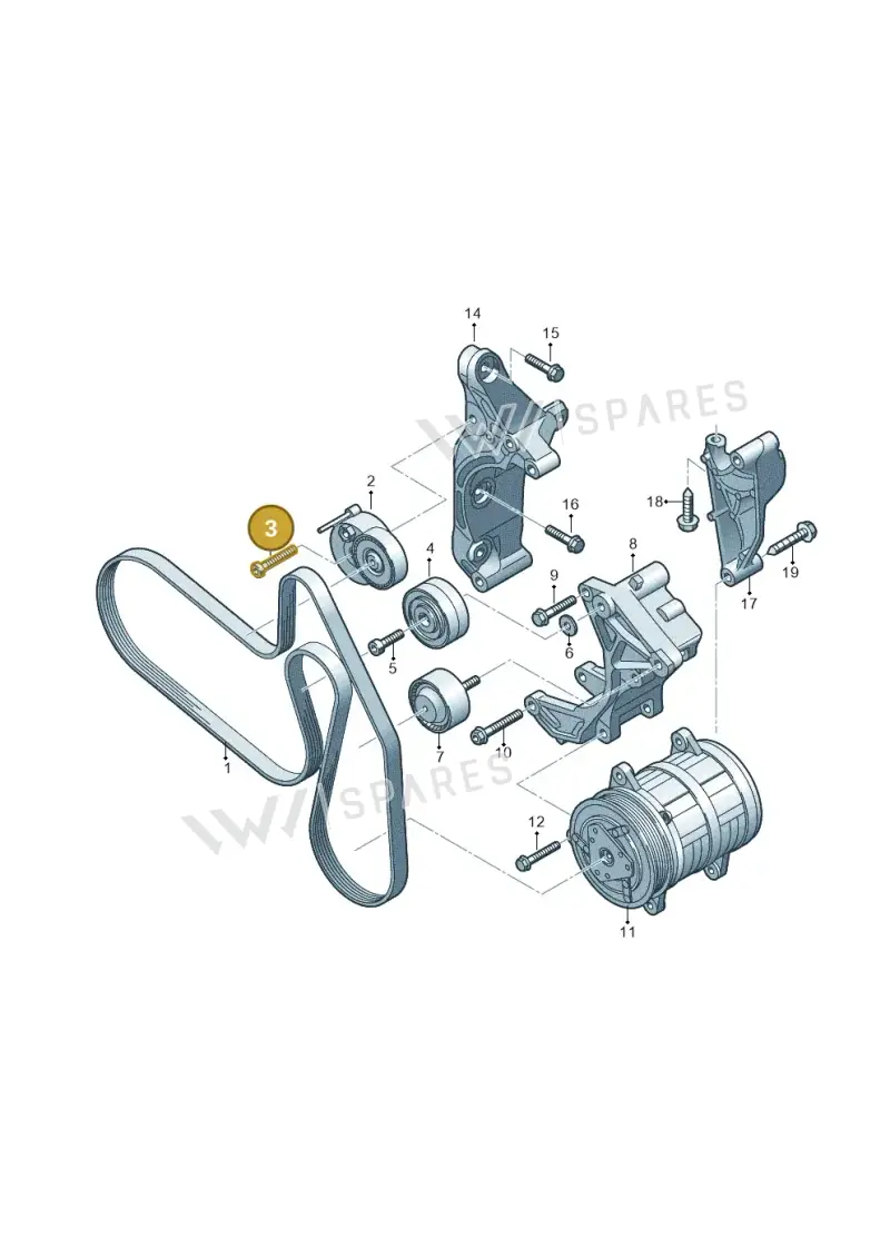 N91032902 — Volkswagen MAN TGE 55 (2016-2021) diagram 806903600, position 3