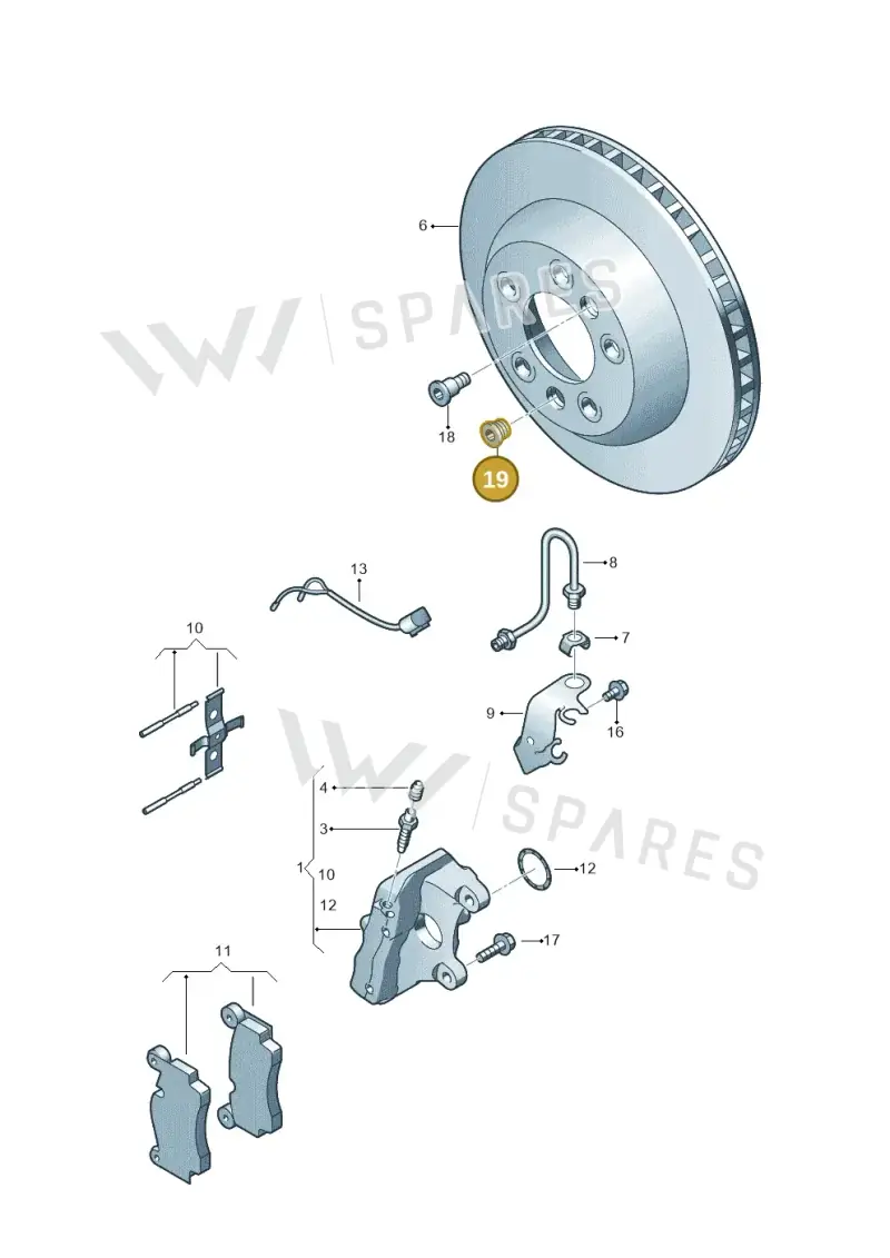 N91038002 — Volkswagen Touareg                08> (2007-) diagram 478615650, position 19