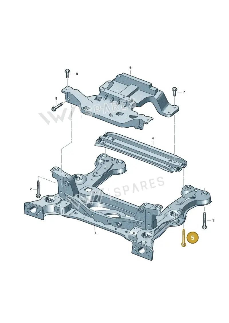 N91039802 — Volkswagen ID.3 Pro (2019-2024) diagram 10a199000, position 5