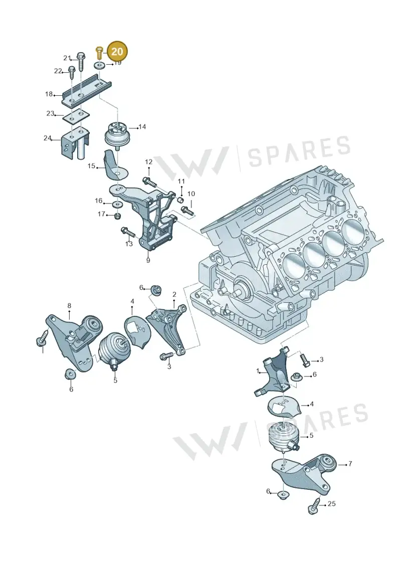 N91041301 — Audi RS4 Cabrio qu.    08> (2007-) diagram 473199000, position 20