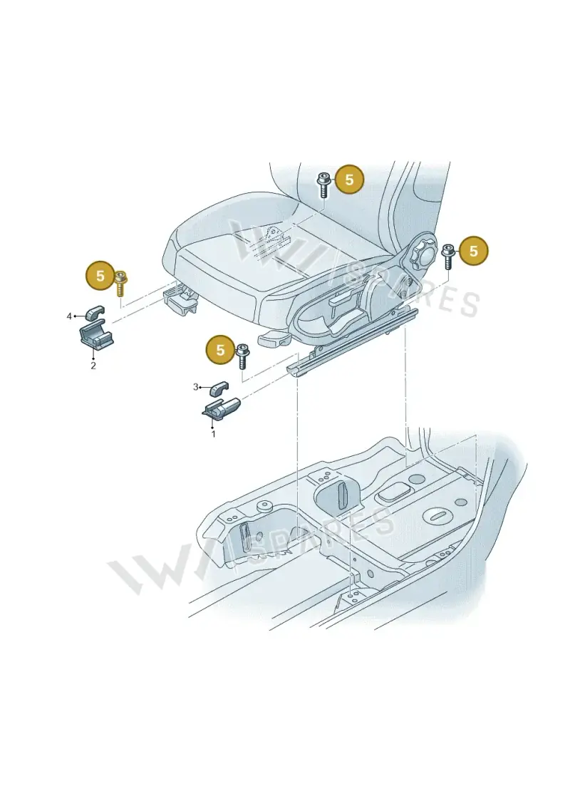 N91041301 — Audi R8 qu. 5.2 (2012-2015) diagram 752881700, position 5