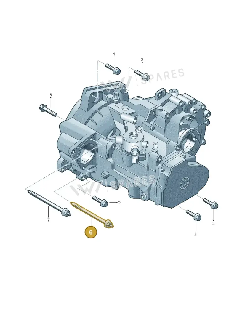 N91042601 — Volkswagen T-Cross 1,0 (2018-2024) diagram 649300560, position 6