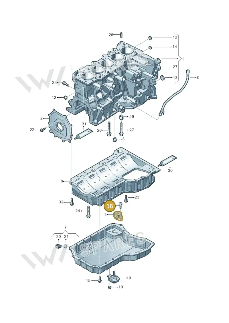 N91043601 — SEAT CUPRA Formentor (2020-) diagram 898103100, position 16