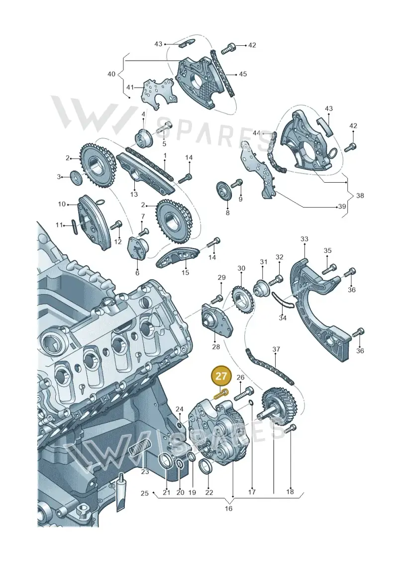 N91046302 — Volkswagen Touareg BlueMotion (2014-2018) diagram 478109670, position 27