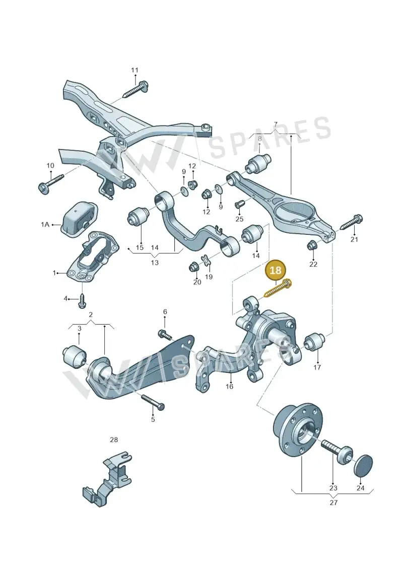 N91047502 — Volkswagen New beetle (2011-2016) diagram 649505050, position 18