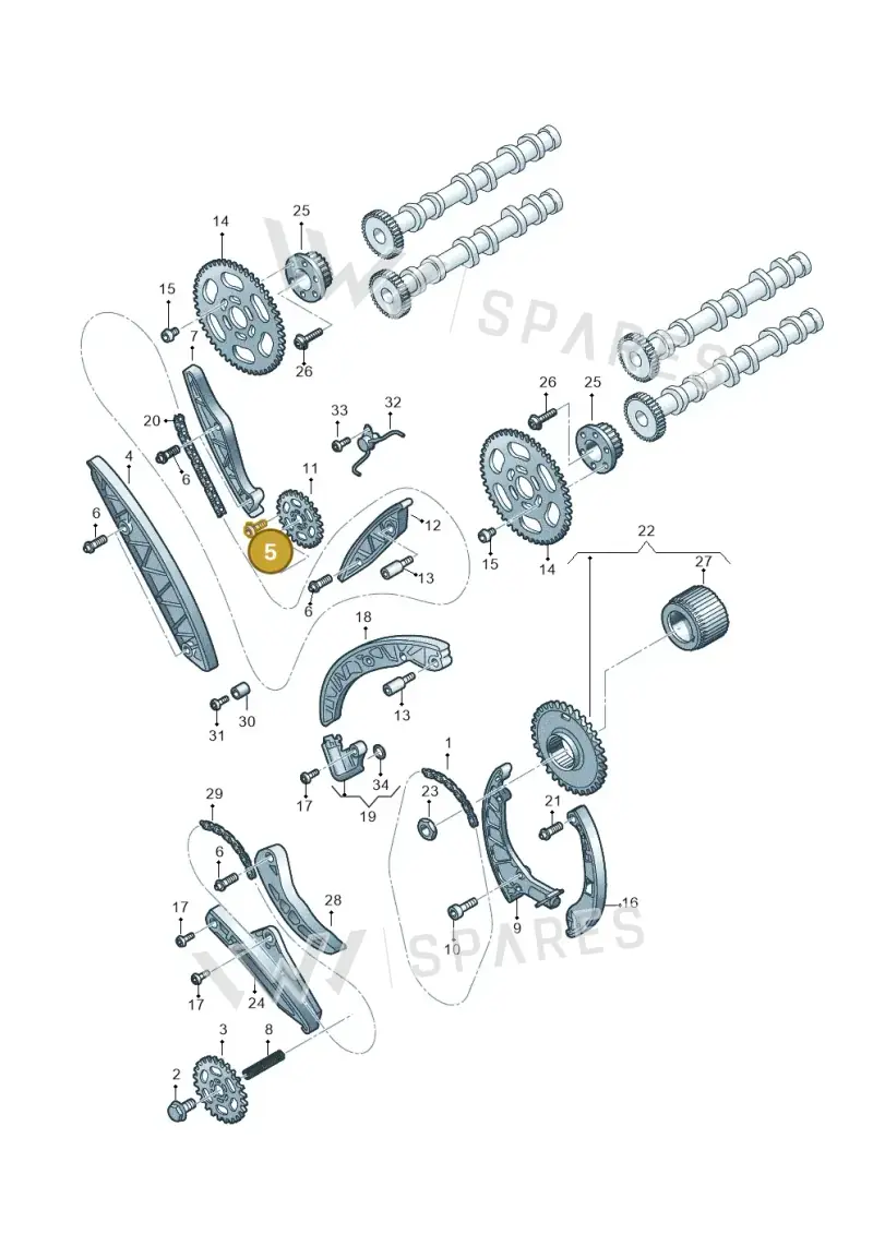 N91048802 — Volkswagen Amarok twin cab (2022-) diagram 788109560, position 5