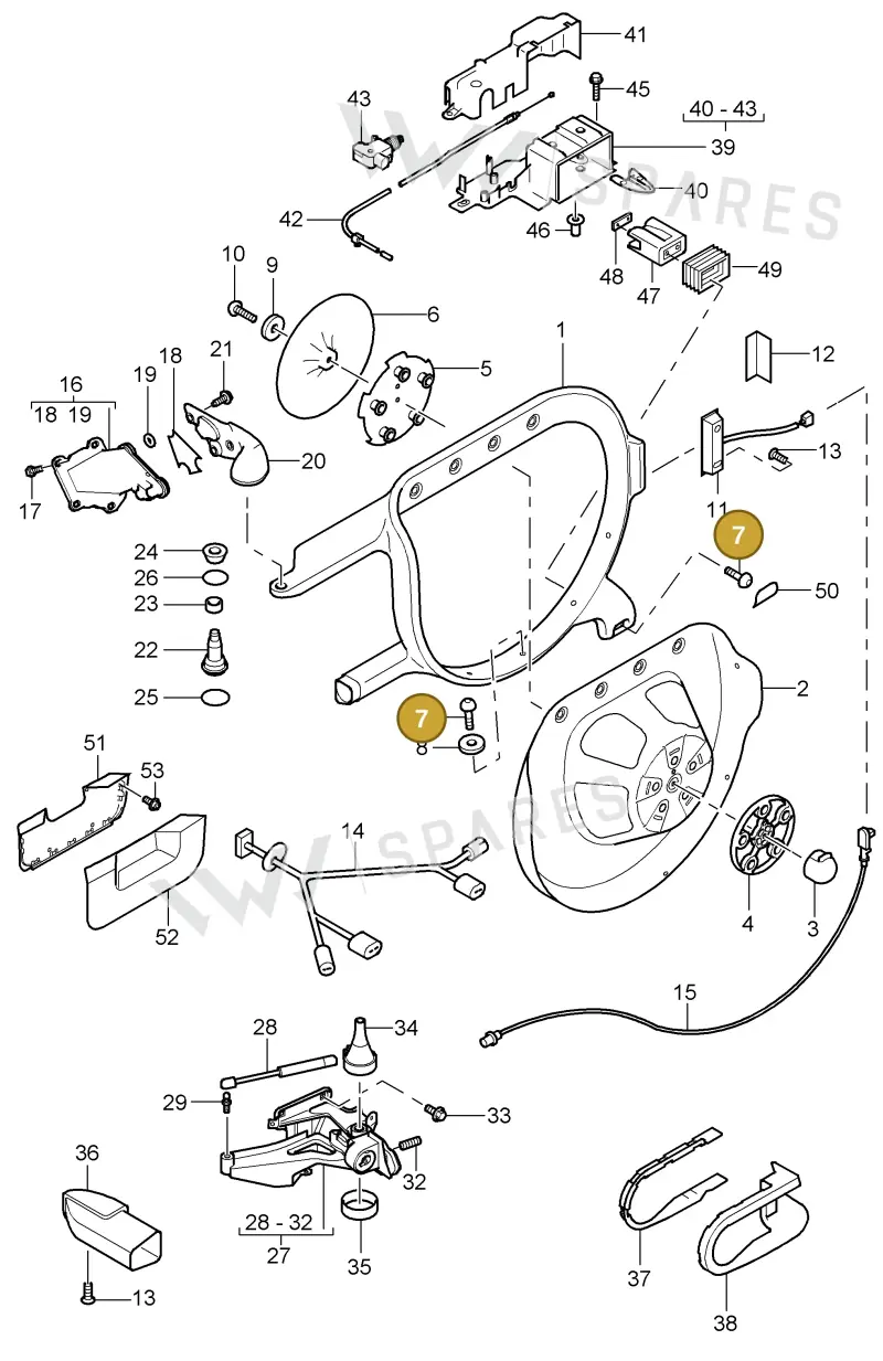 N91048901 — Porsche Cayenne (2002-2006) diagram p24002005, position 7