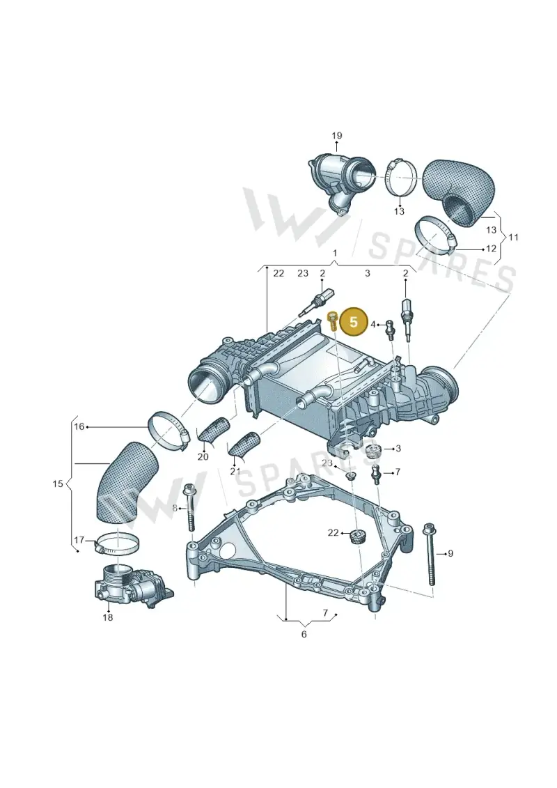 N91049102 — Volkswagen MAN TGE 55 (2016-2021) diagram 861145910, position 5