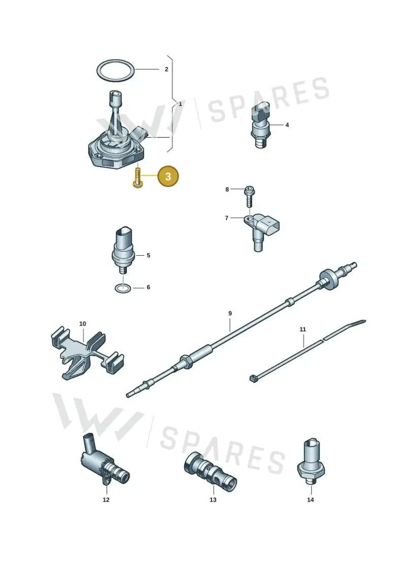 N91054201 — Audi R8 Spyder (2015-2024) diagram 872919401, position 3