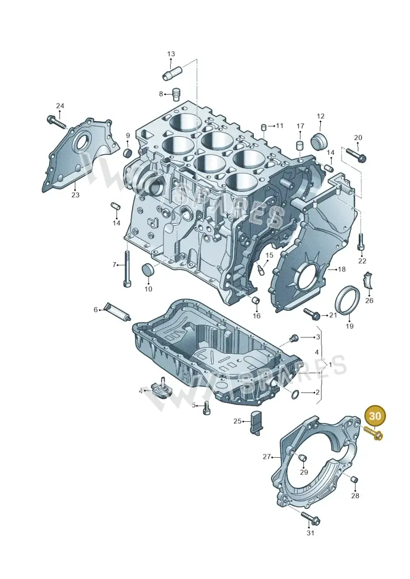 N91055101 — Volkswagen Phaeton 4motion (2010-2016) diagram 460103300, position 30