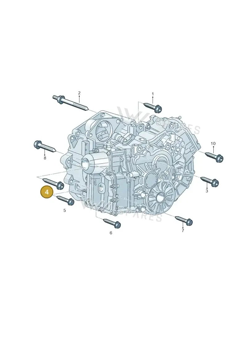 N91060202 — Volkswagen T-Cross 1,0 (2018-2024) diagram 763300820, position 4