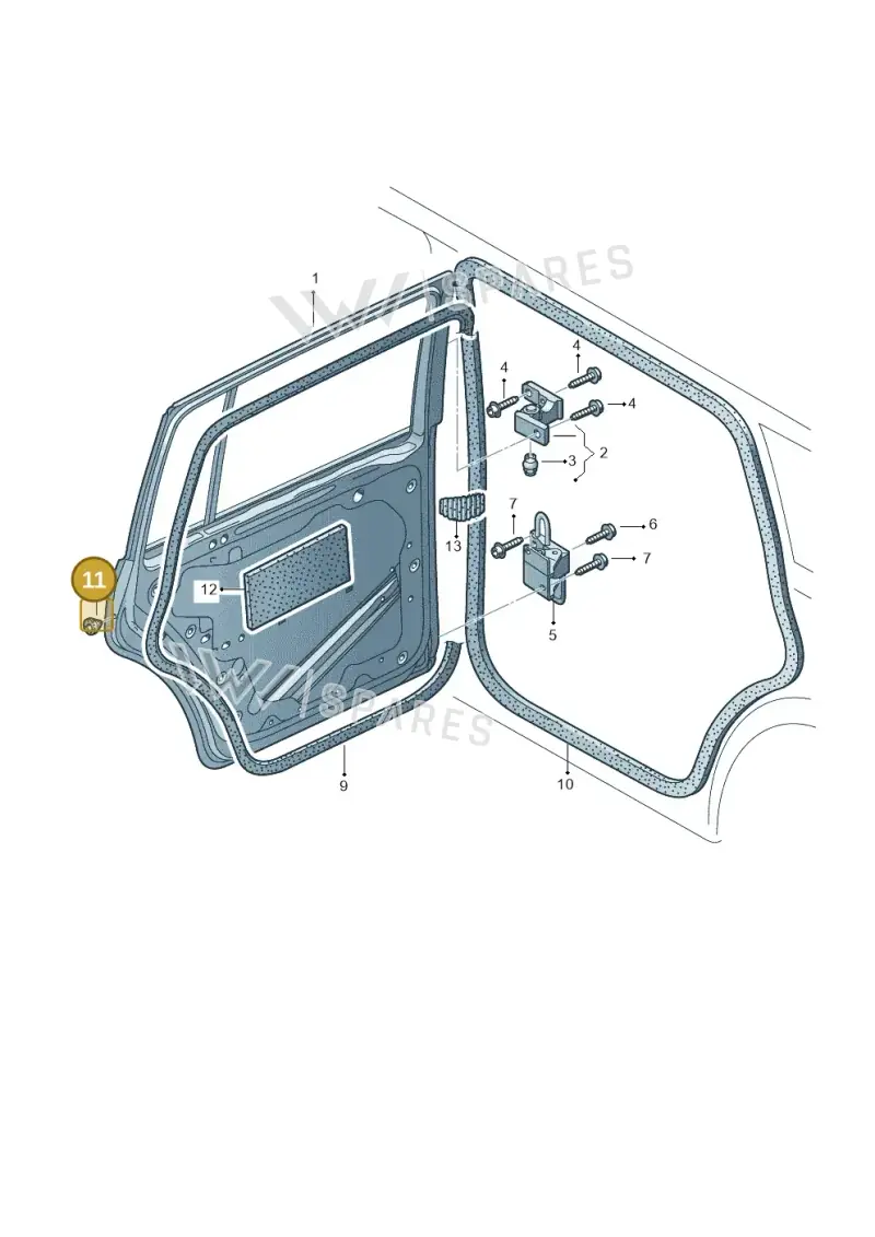 N91060401 — Volkswagen Touran 2.0 (2010-2015) diagram 409833100, position 11