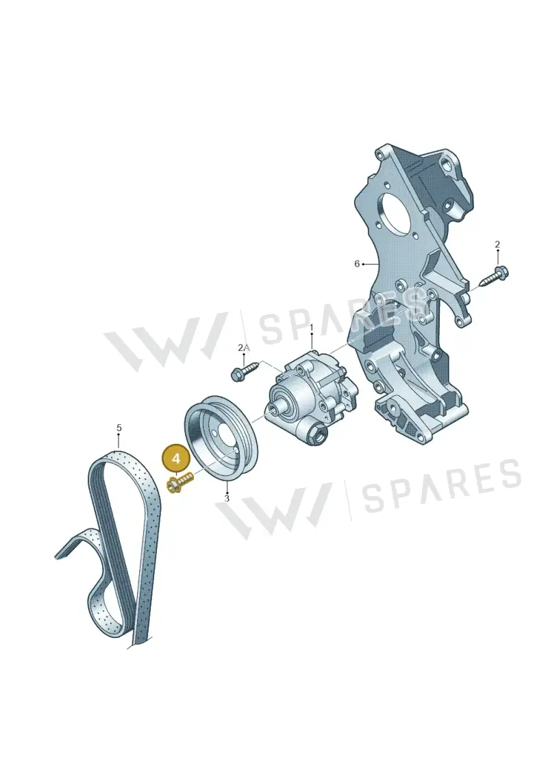 N91065401 — Volkswagen Jetta (2014-2017) diagram 194145200, position 4