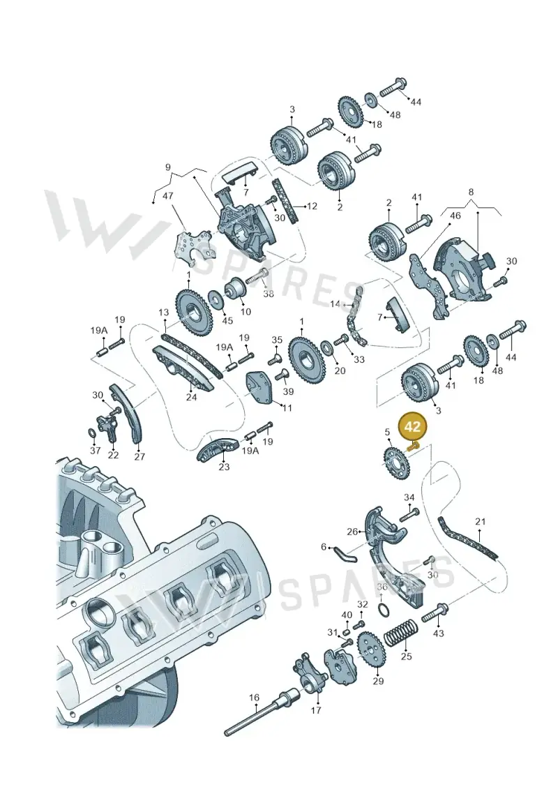 N91065501 — Audi A6L           "CN"05> (2005-) diagram 448109550, position 42