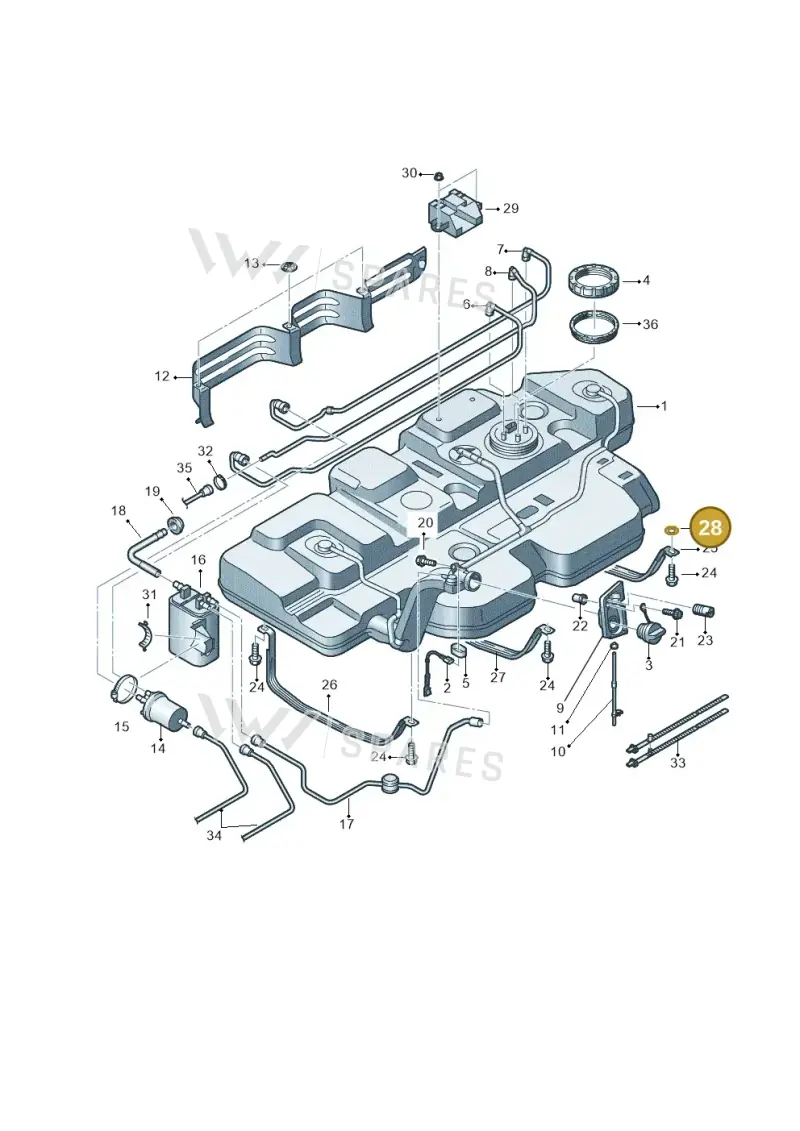 N91068401 — Volkswagen Caravelle (2015-2019) diagram 862201400, position 28