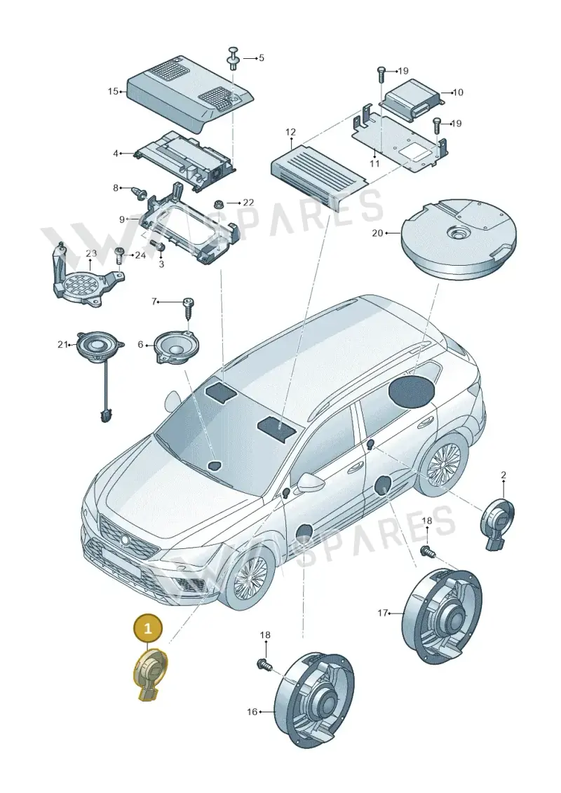 N91069902 — Skoda Karoq (2017-2023) diagram 834035035, position 1