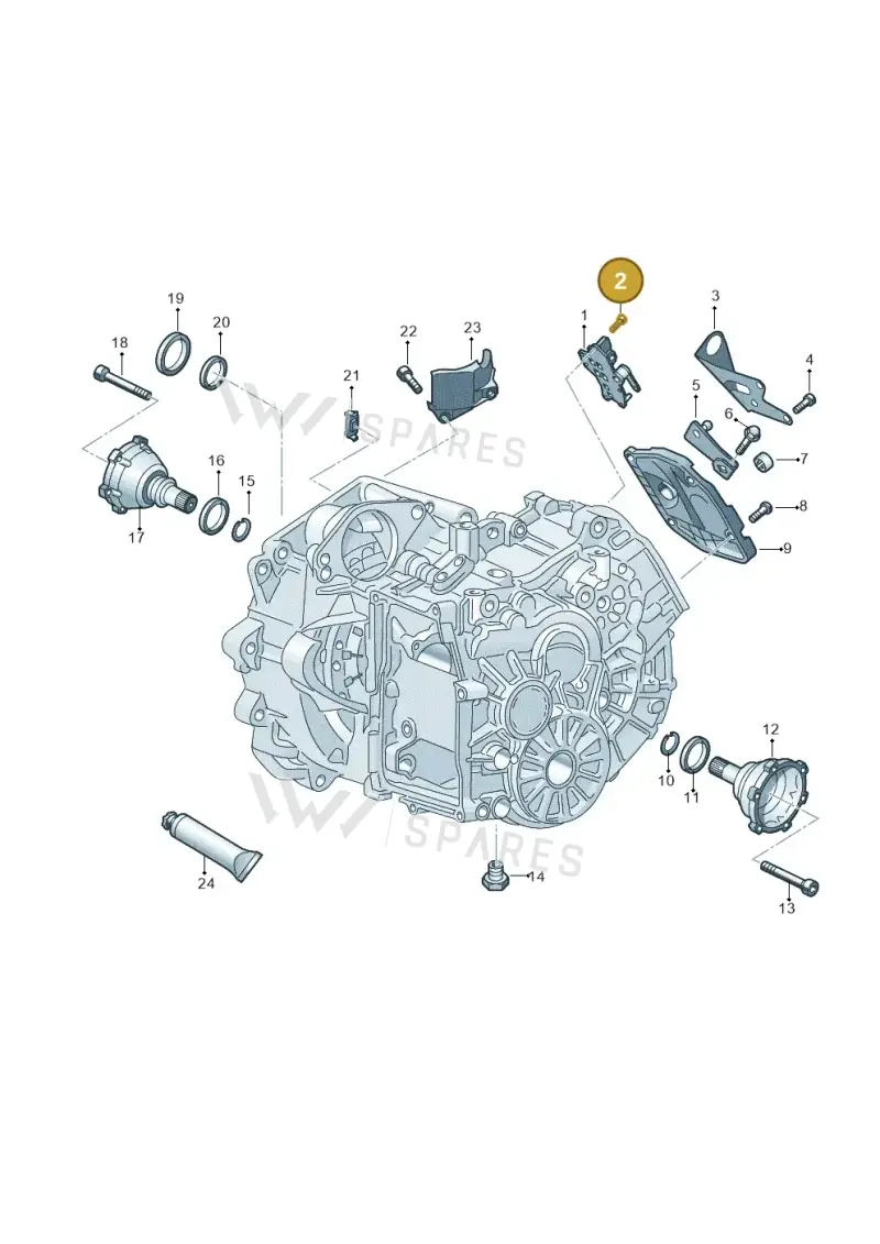 N91070001 — Volkswagen Taigo (2021-2024) diagram 827345020, position 2