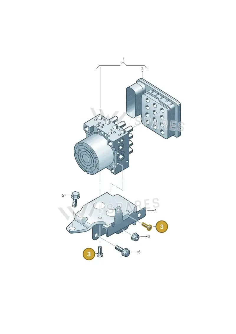 N91073301 — Volkswagen Amarok twin cab (2022-) diagram 894614100, position 3
