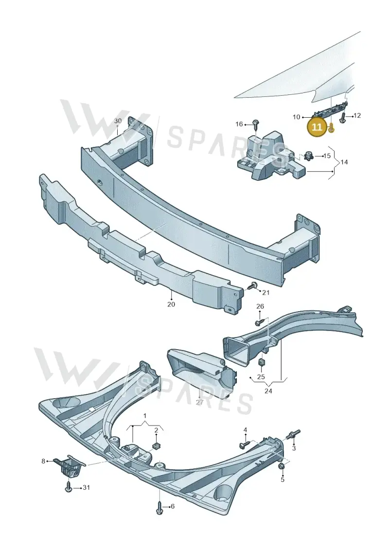 N91074202 — Audi RS e-tron GT (2020-2025) diagram 4j1807000, position 11