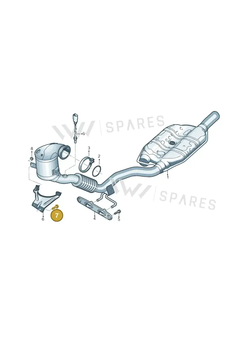 N91079301 — Volkswagen Tiguan 2.0 (2023-) diagram 57x253221, position 7