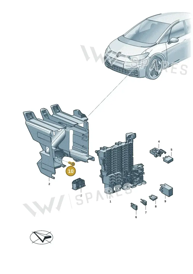N91079901 — Volkswagen ID.7 Limousine Pro (2023-) diagram 10a937000, position 10