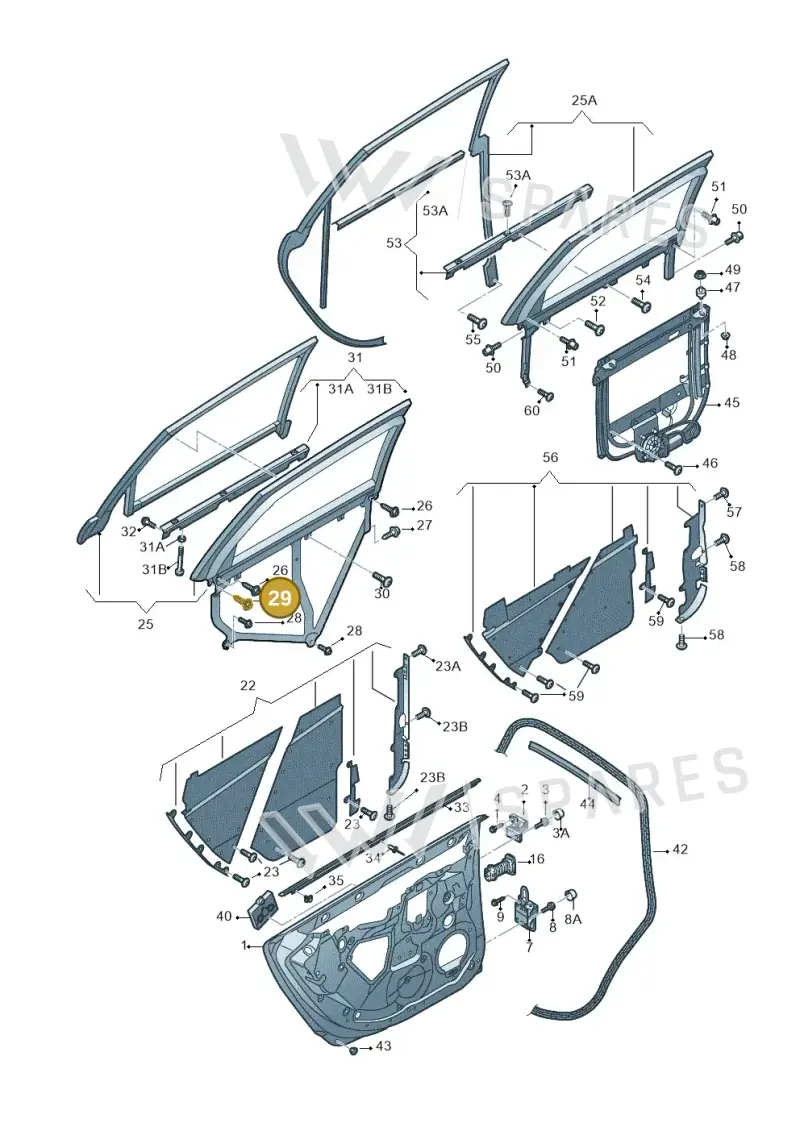 N91084101 — Audi A6/S6/Avant/qu.   05> (2004-) diagram 448833050, position 29