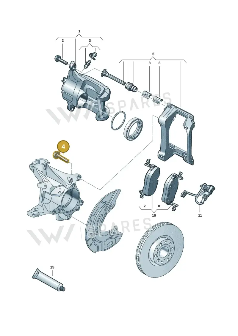 N91084901 — Volkswagen ID.7 Limousine Pro (2023-) diagram 14b615160, position 4