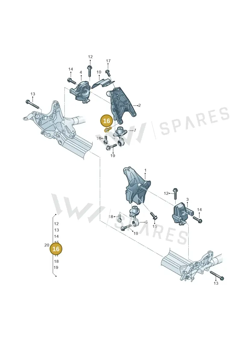 N91089401 — Audi A5 Limousine (2024-2025) diagram 849199600, position 16