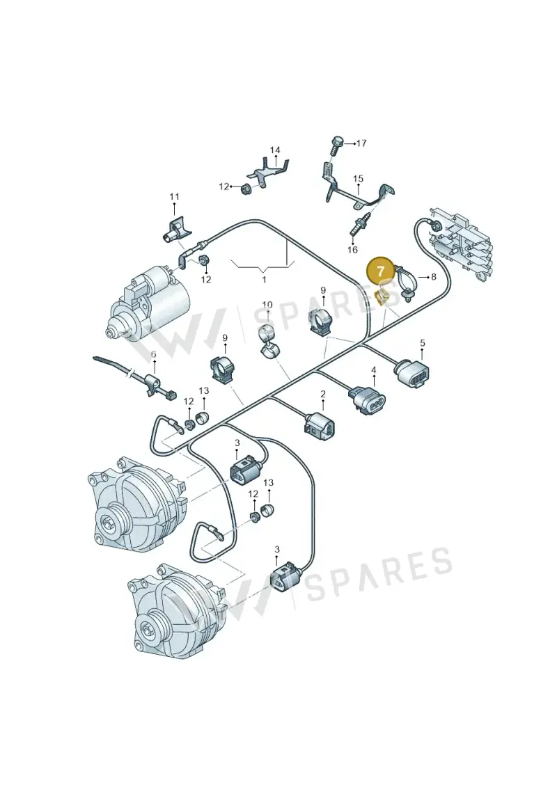 N91089501 — Volkswagen MAN TGE 55 (2016-2021) diagram 806971020, position 7