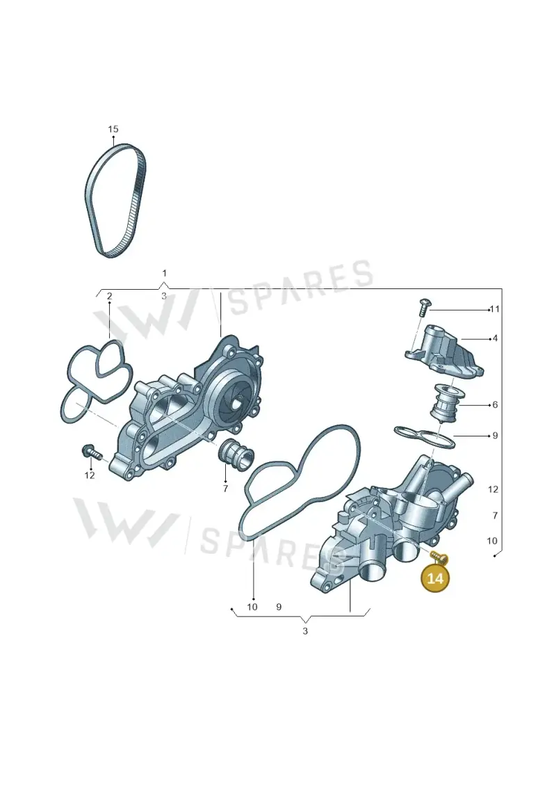 N91089601 — Volkswagen Multivan (2021-) diagram 747121070, position 14