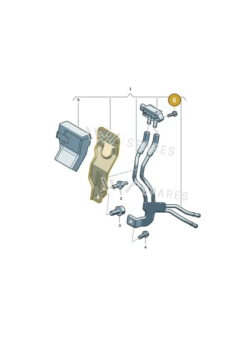 N91096901 — Volkswagen Passat estate (2023-) diagram 3j0253120, position 6