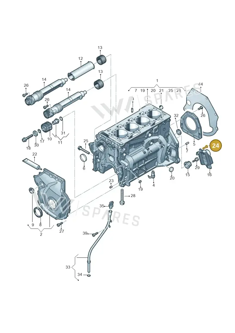 N91096901 — Volkswagen Tiguan 2.0 (2023-) diagram 746103100, position 24