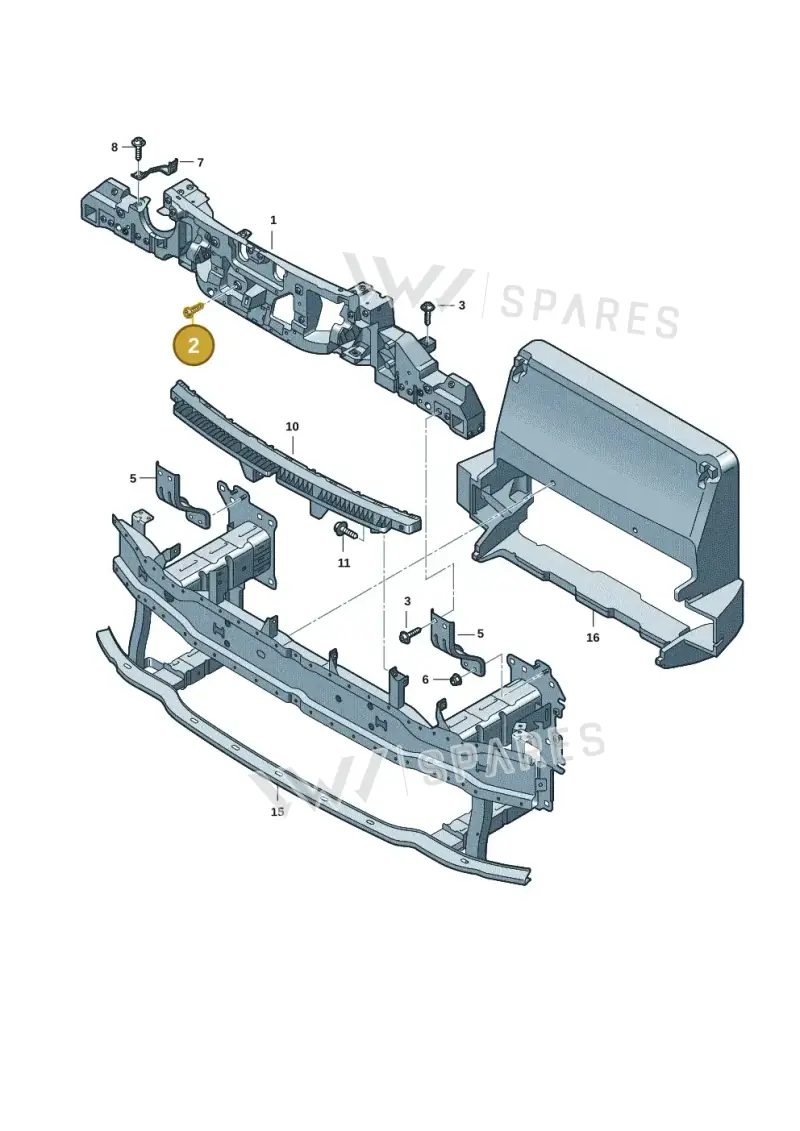 N91097001 — Volkswagen ID.Buzz (2022-) diagram 15a805000, position 2