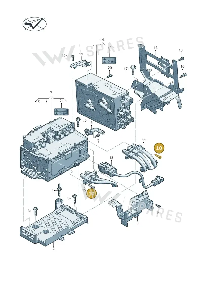 N91097102 — Volkswagen Passat estate (2023-) diagram 570907800, position 10