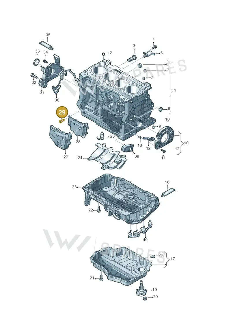 N91099101 — Volkswagen Multivan (2021-) diagram 5h0103006, position 29