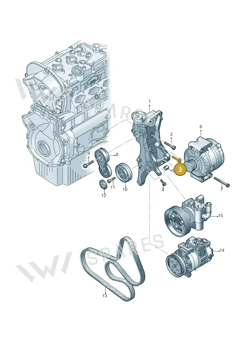 N91102101 — Volkswagen Amarok twin cab (2016-2022) diagram 683903200, position 3