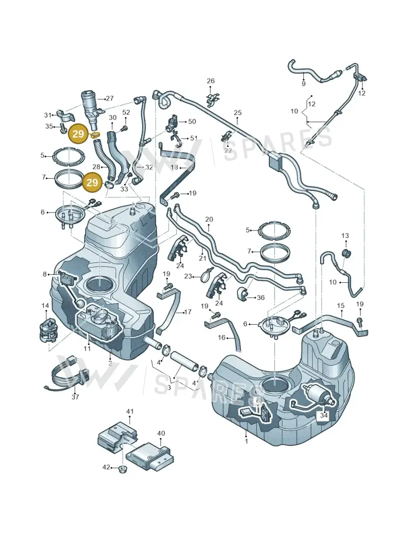 N91104001 — Audi R8 Spyder (2015-2024) diagram 872201150, position 29
