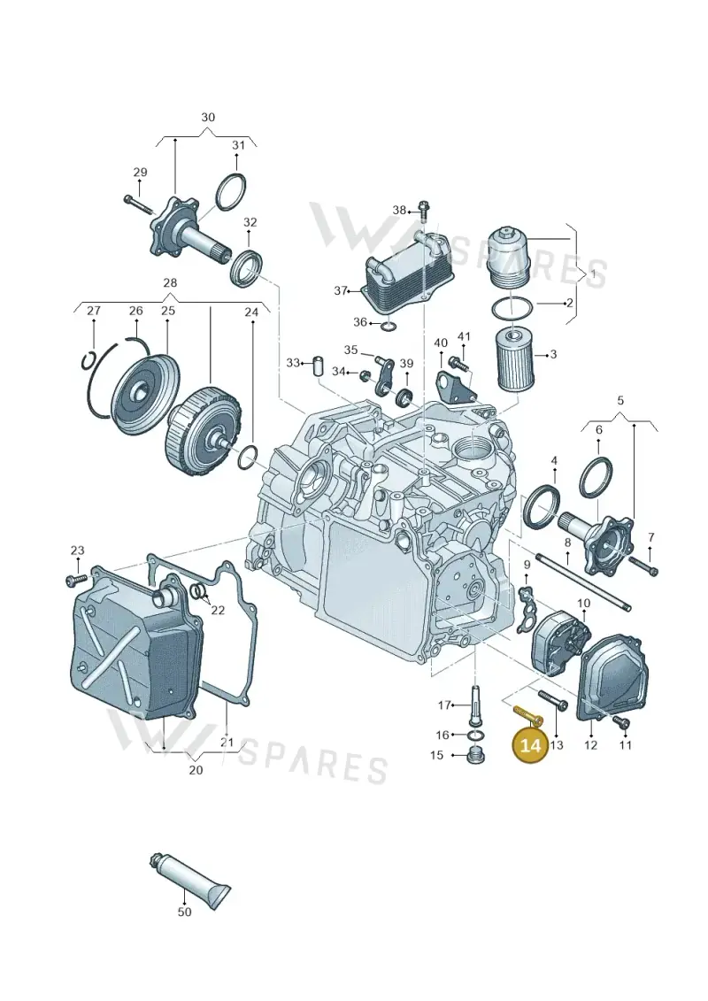 N91109001 — Volkswagen Tiguan 2.0 4Motion (2017-2024) diagram 827355050, position 14