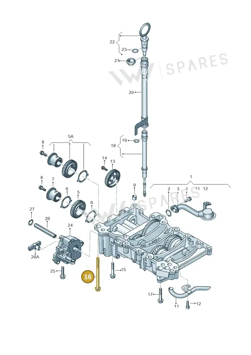 N91123401 — Volkswagen Sharan (2008-2010) diagram 475115200, position 16