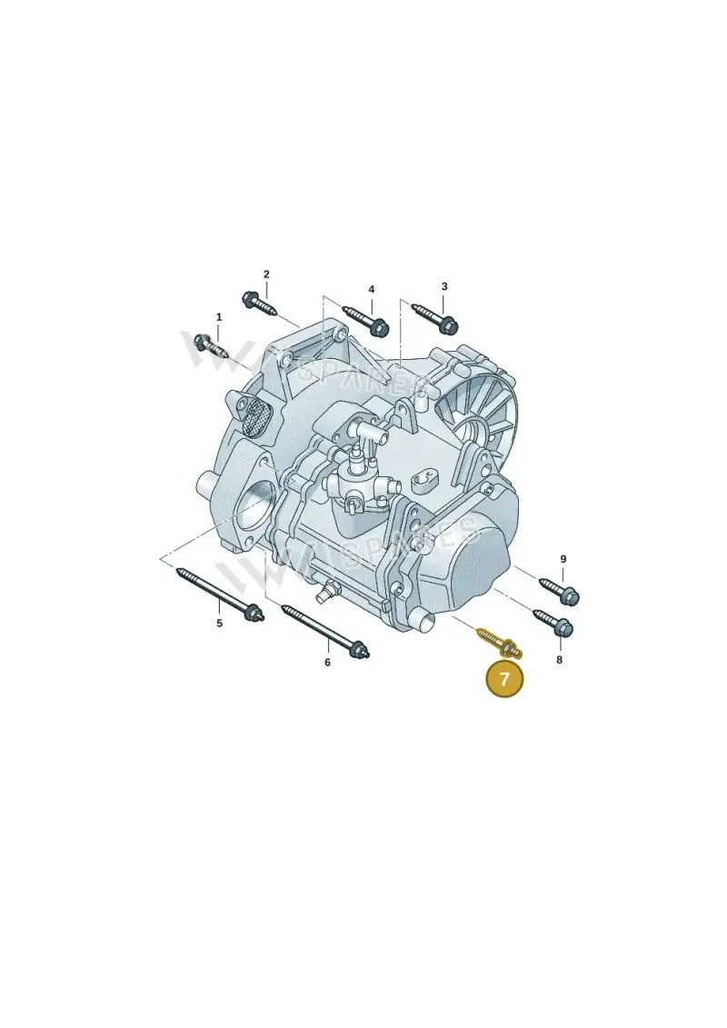 N91127001 — Volkswagen Taigo (2021-2024) diagram 587300105, position 7