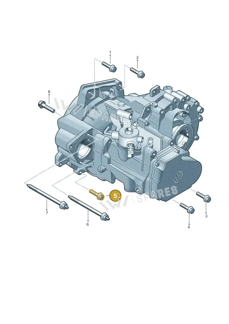 N91127001 — Volkswagen T-Cross 1,0 (2018-2024) diagram 649300560, position 5