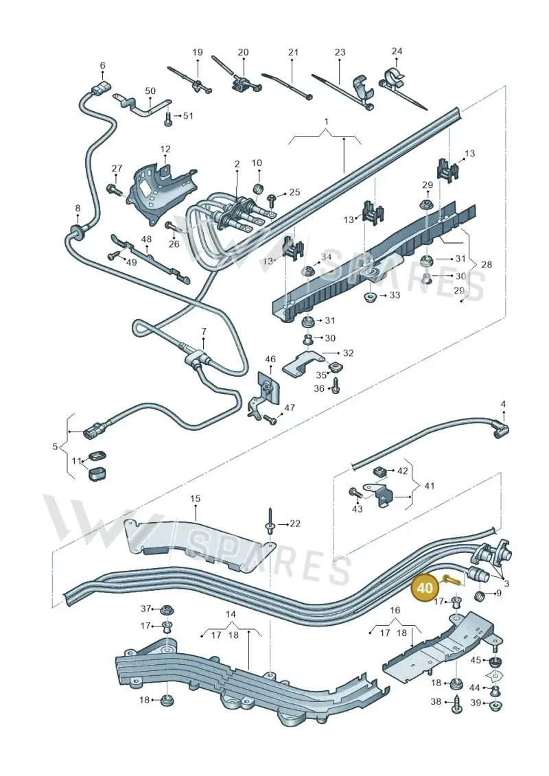 N91127601 — Audi A6 (2018-2025) diagram 435970010, position 40