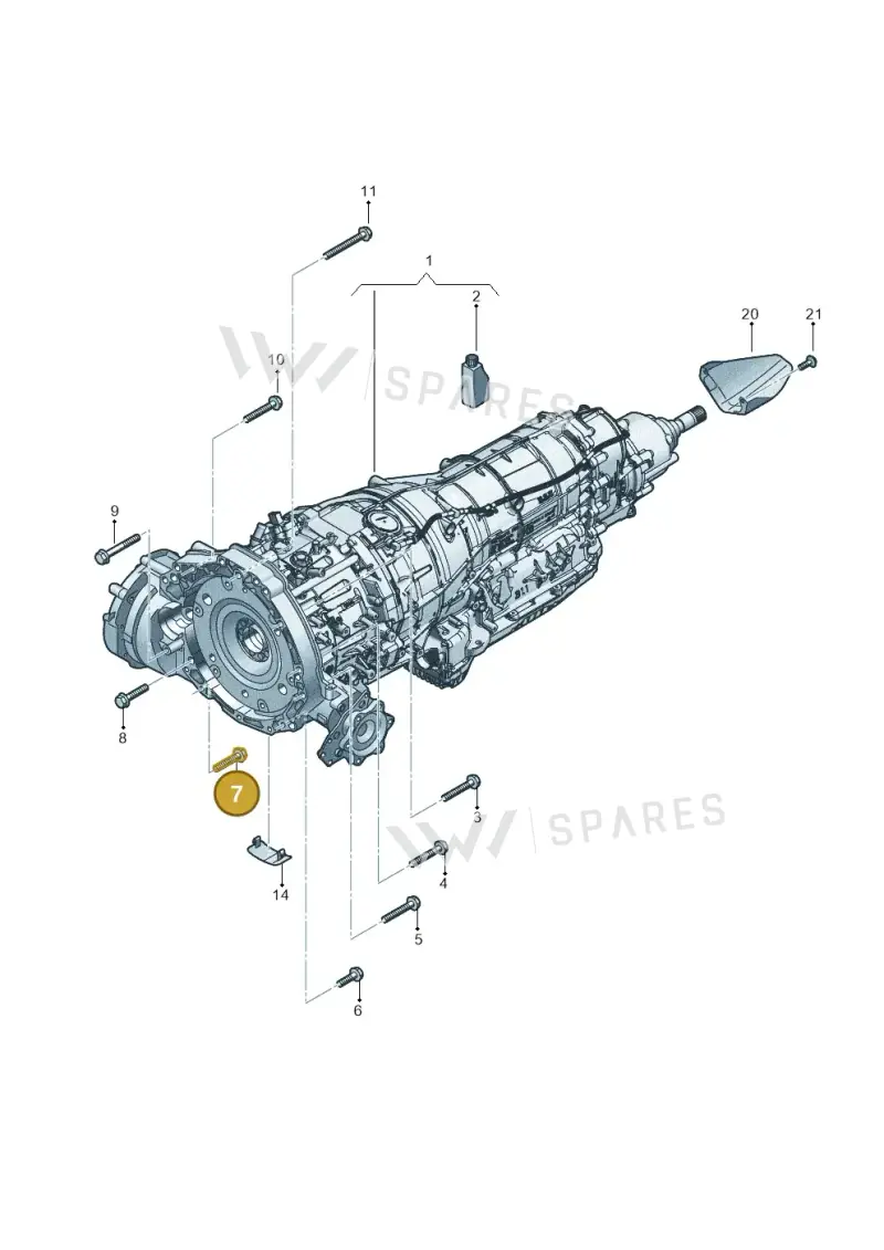 N91129201 — Volkswagen Touareg (2017-2023) diagram 439300200, position 7